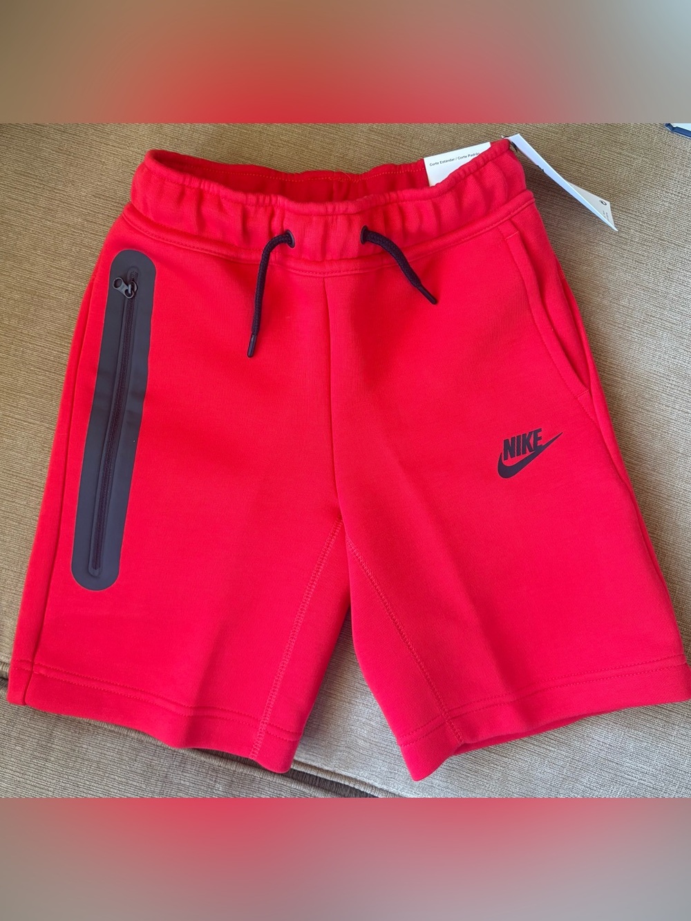 NWT Nike Kids Red Athletic Shorts Size S